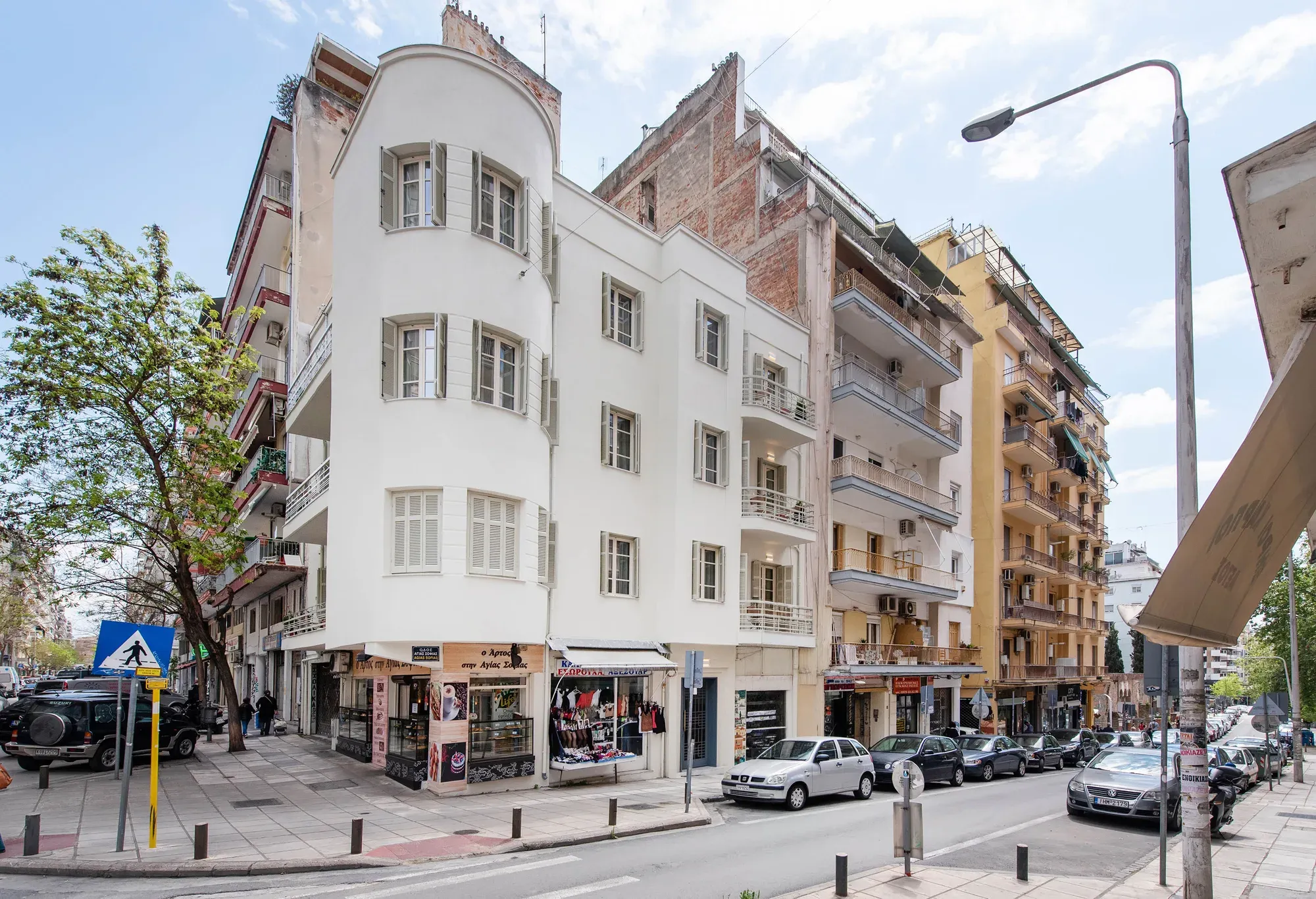 The White Lotus neighbourhood in Thessaloniki